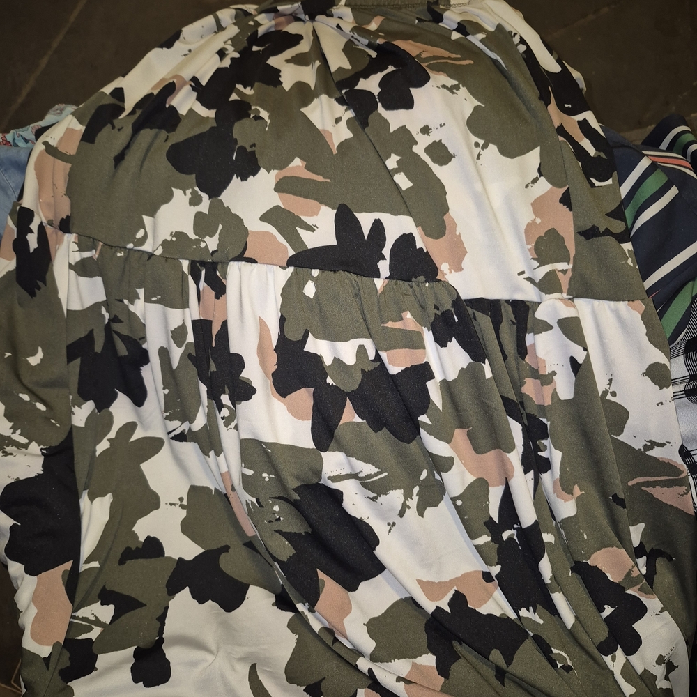 Camouflage Print Dress